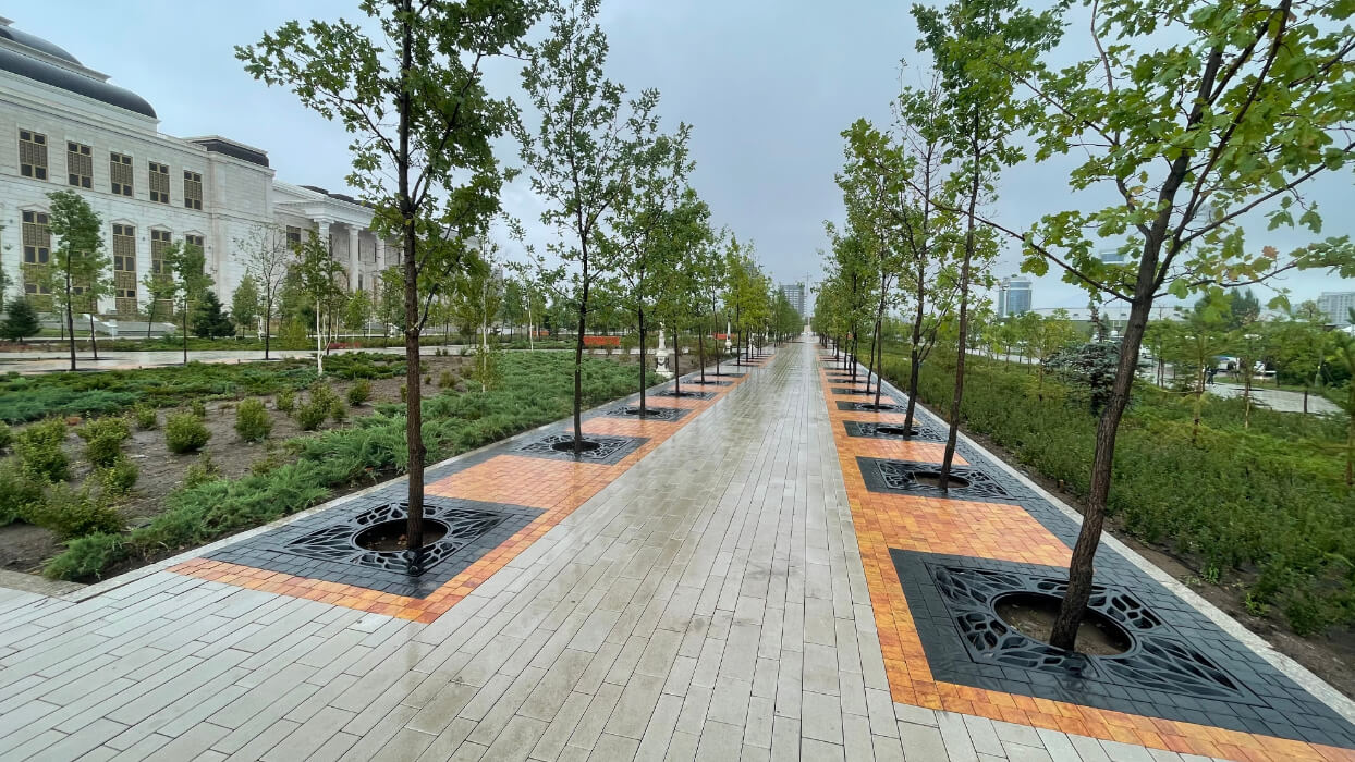 Приствольная решетка для дерева ZKING CRUST 1.2х1.2м Черная в Батайске фото