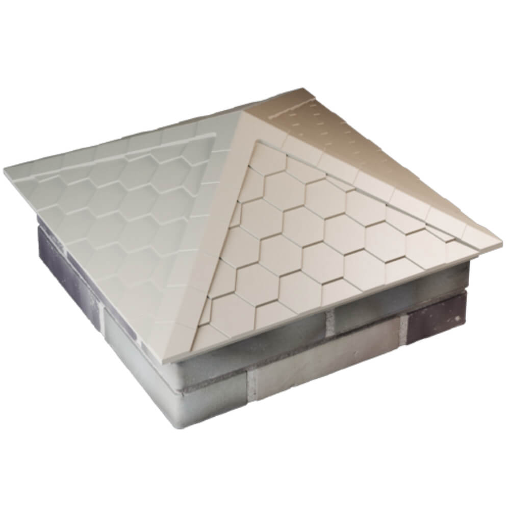 Колпак Zking Эверест Бежевый на столб 2х2 кирпича (535х535мм) Батайск фото