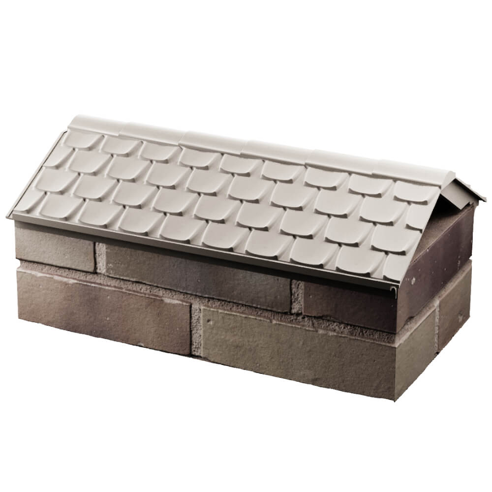 Парапет Zking Эльбрус Бежевый с посадкой на 1 кирпич (255мм) в Батайске фото