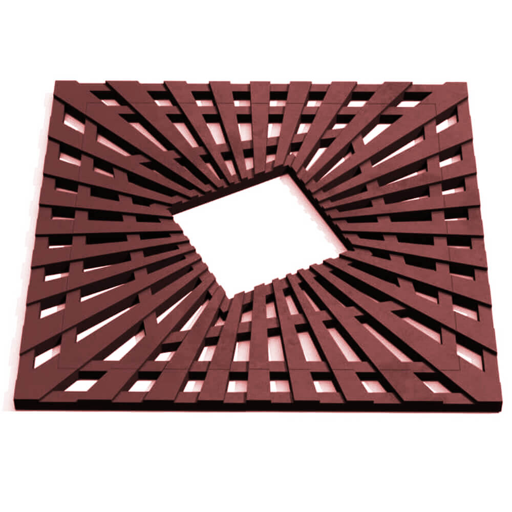 Приствольная решетка для дерева ZKING ATMOSPHERE 1.2х1.2м Коричневая Батайск фото