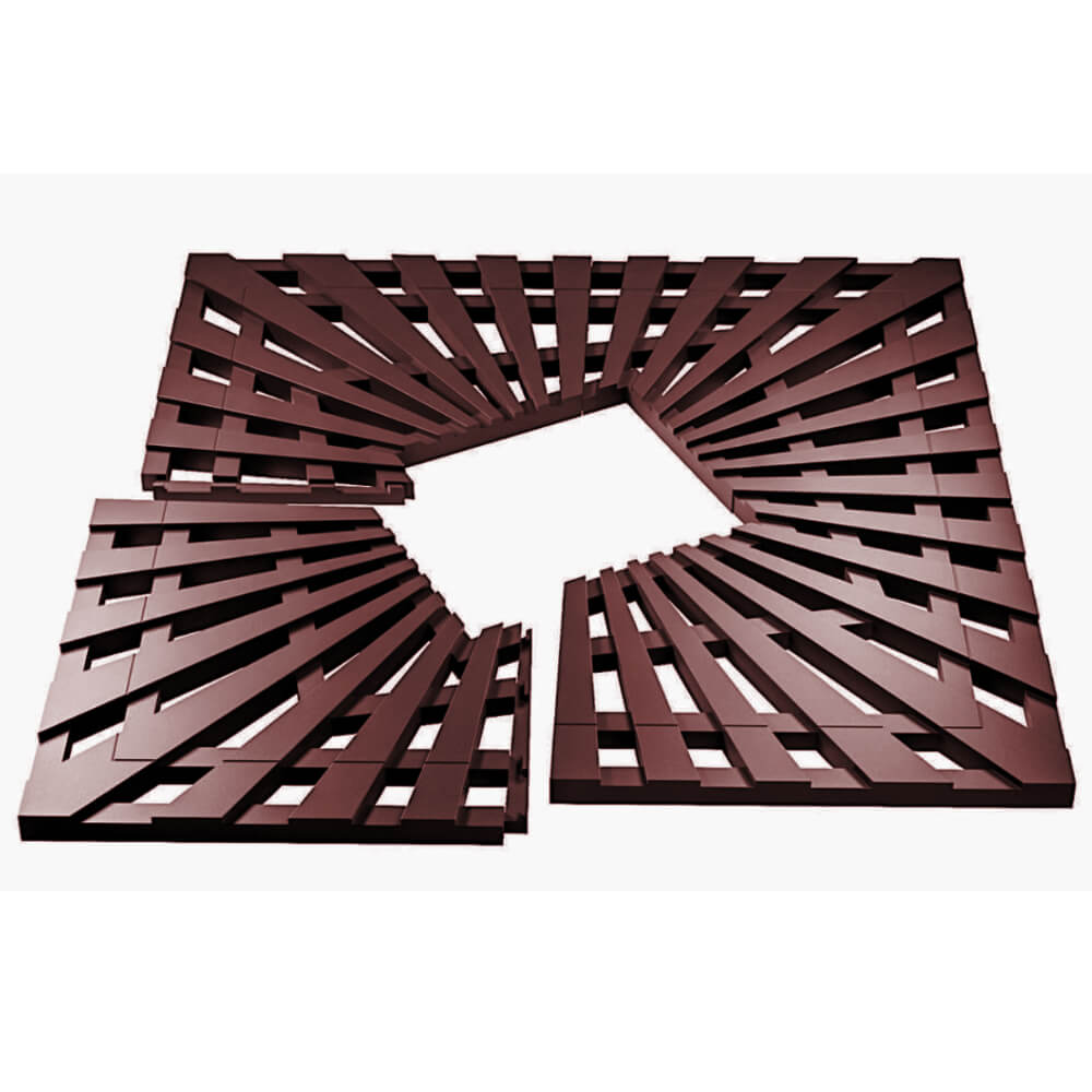 Приствольная решетка для дерева ZKING ATMOSPHERE 1.2х1.2м Коричневая в Батайске фото