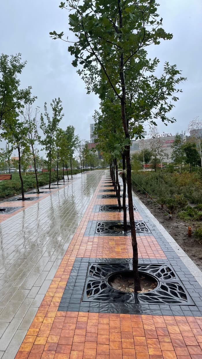 Приствольная решетка для дерева ZKING CRUST 1.2х1.2м Черная в Батайске фото