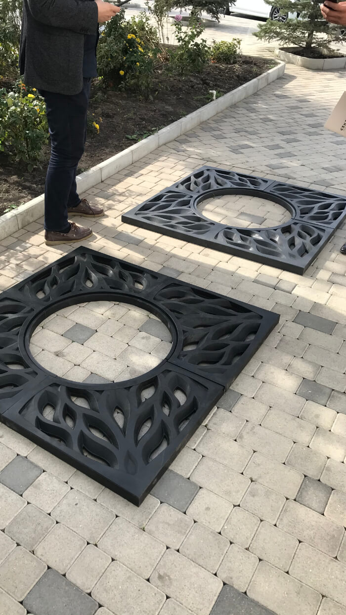 Приствольная решетка для дерева ZKING CRUST 1.2х1.2м Черная в Батайске фото