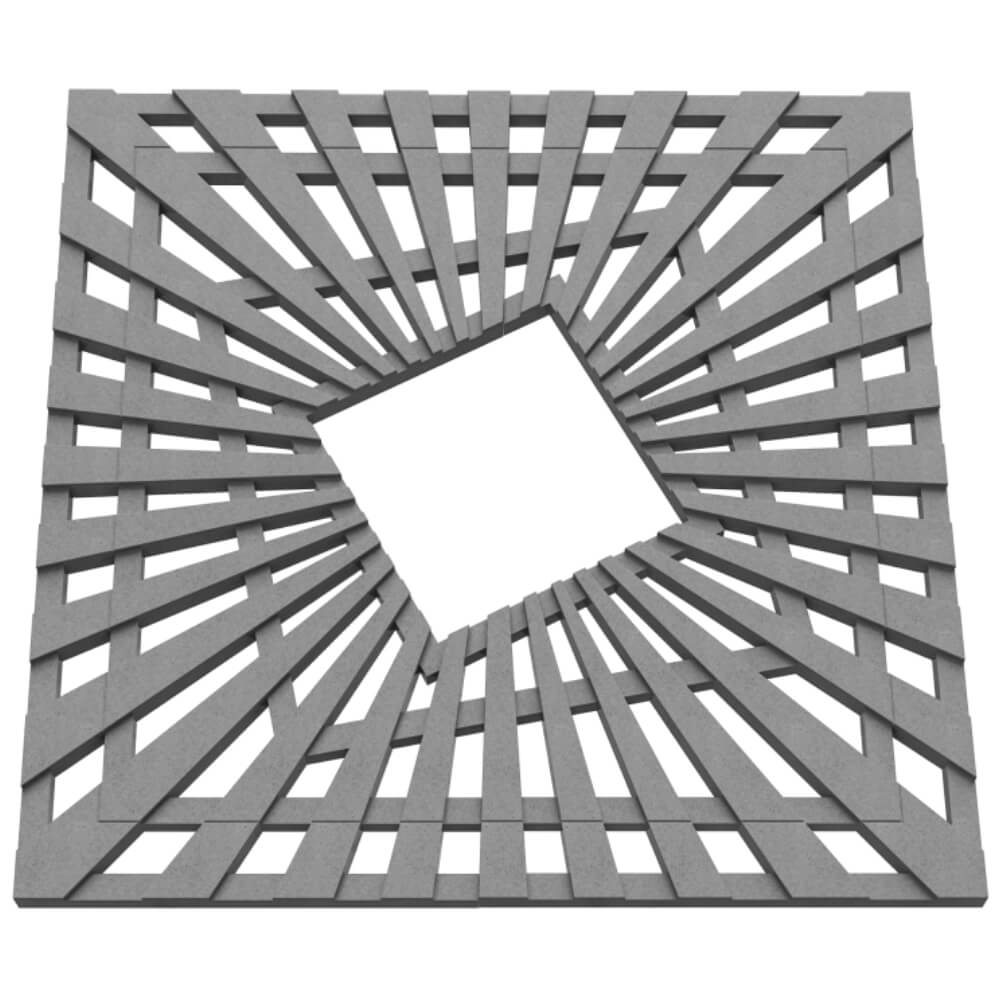 Приствольная решетка для дерева ZKING ATMOSPHERE 1.2х1.2м Серая в Батайске фото