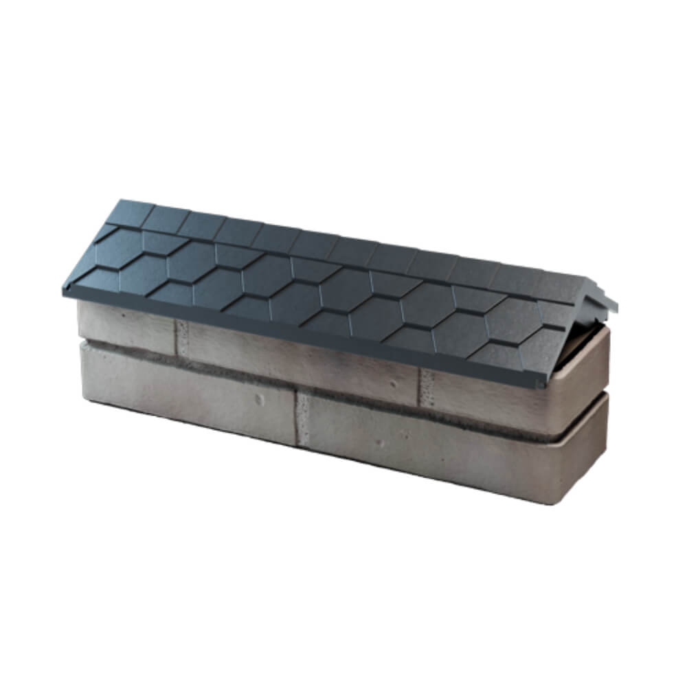 Парапет Zking Эверест Серый с посадкой на 0.5 кирпича (130мм) в Батайске фото