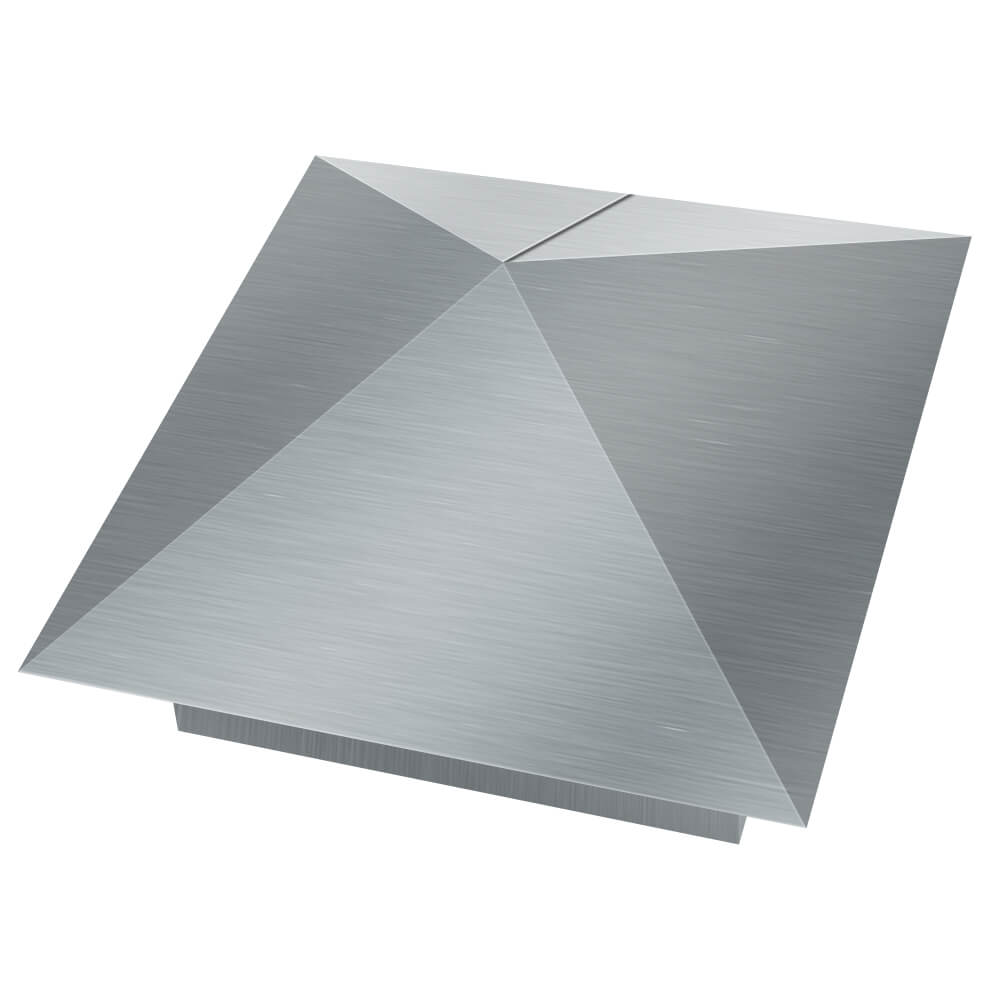 Колпак металлический 380х380мм оцинкованный заборный Батайск фото