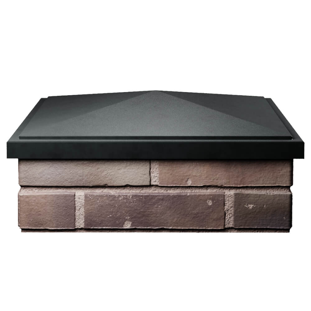 Колпак Zking БонаМоно Черный на столб 2х2 кирпича (515х515, 530х530мм) Батайск фото