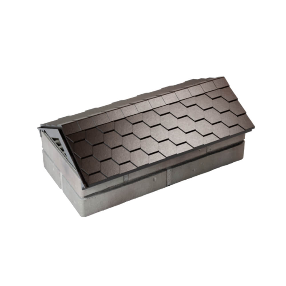 Парапет Zking Эверест Коричневый с посадкой на 1 кирпич (200/225/255мм) в Батайске фото