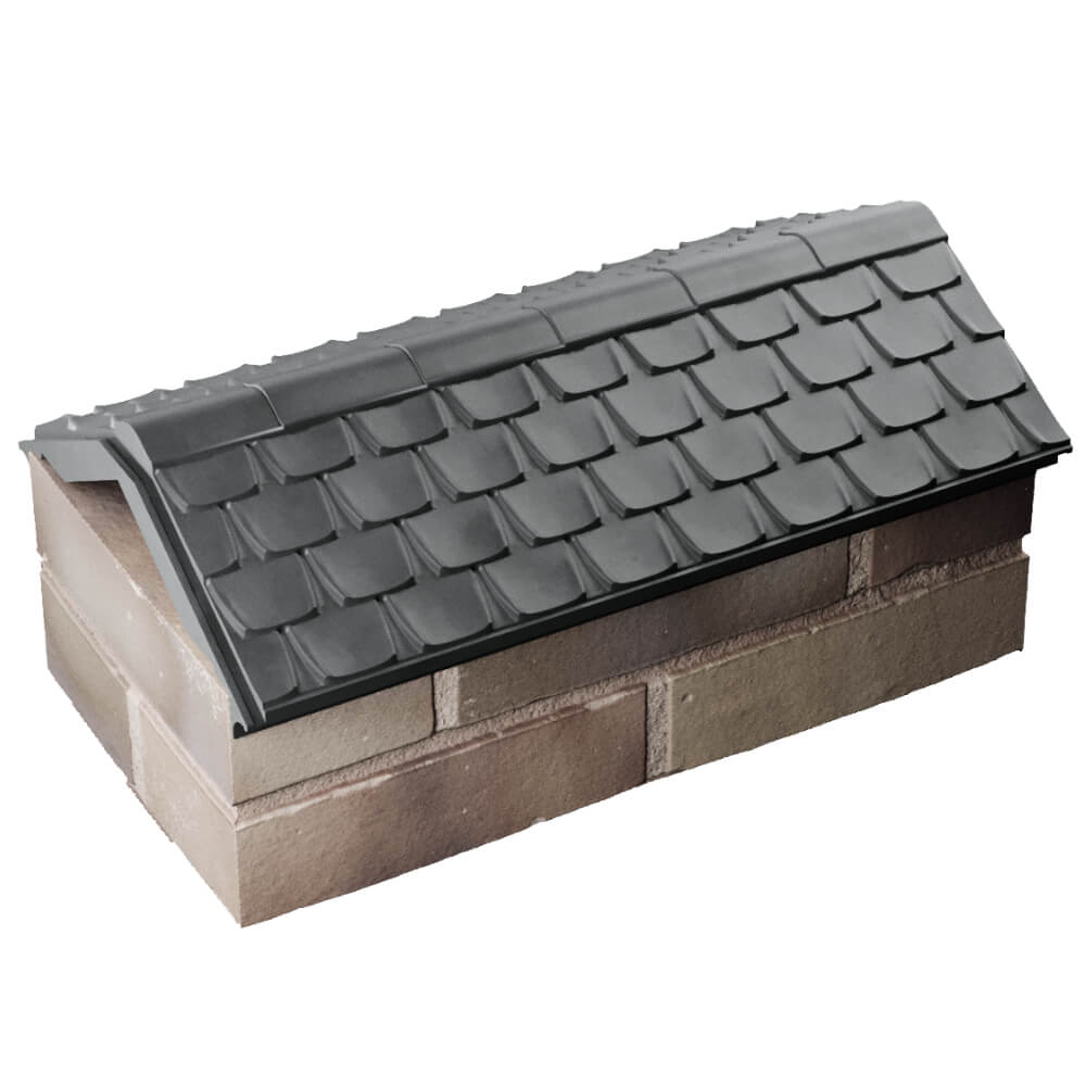 Парапет Zking Эльбрус Серый с посадкой на 1 кирпич (255мм) в Батайске фото