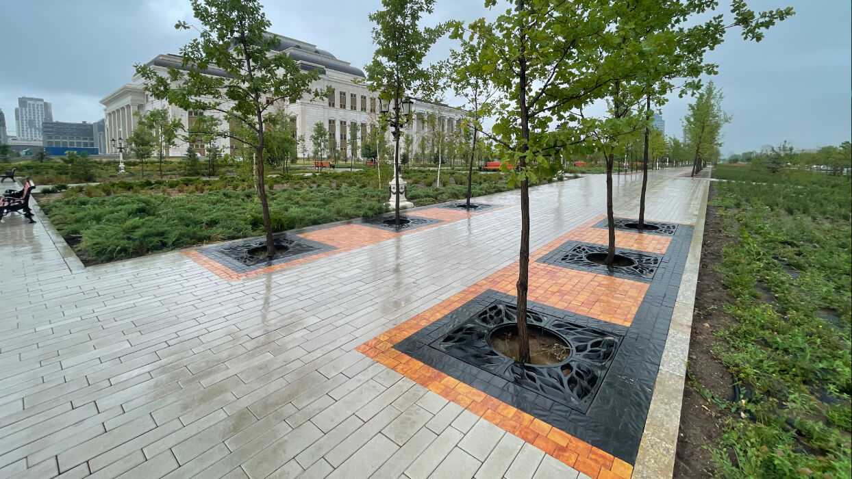 Приствольная решетка для дерева ZKING CRUST 1.2х1.2м Черная в Батайске фото