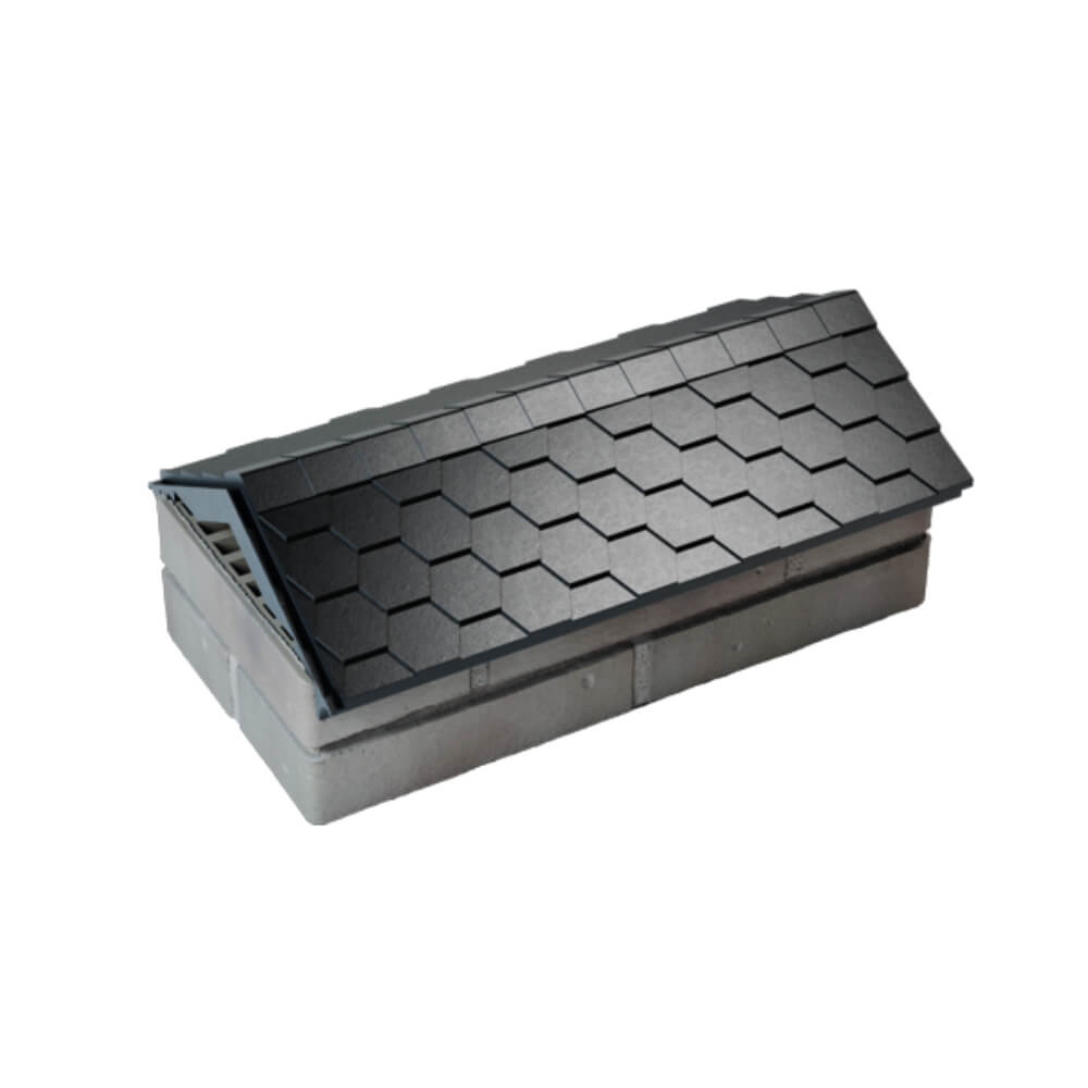 Парапет Zking Эверест Черный с посадкой на 1 кирпич (200/225/255мм) в Батайске фото