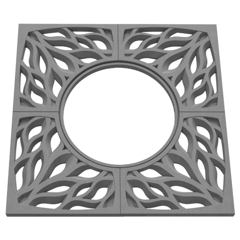 Приствольная решетка для дерева ZKING CRUST 1.2х1.2м Серая в Батайске фото