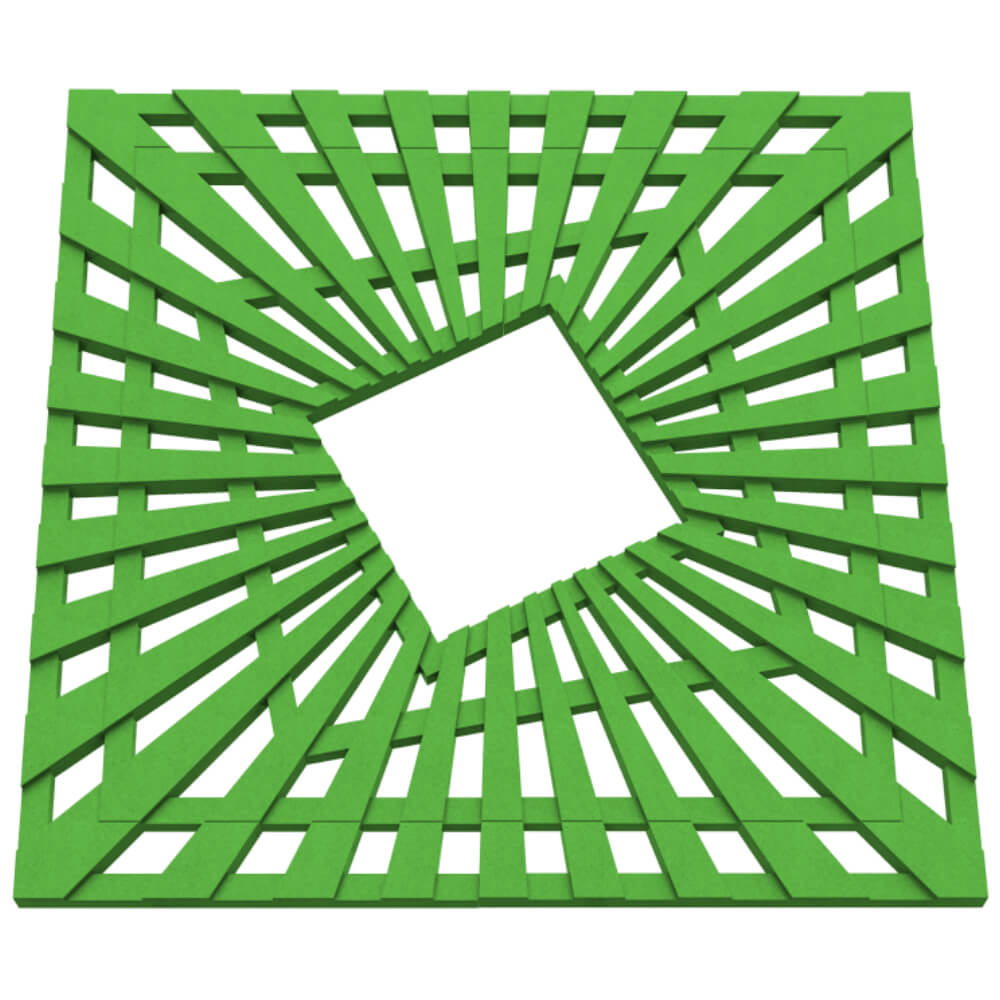 Приствольная решетка для дерева ZKING ATMOSPHERE 1.2х1.2м Зеленая в Батайске фото