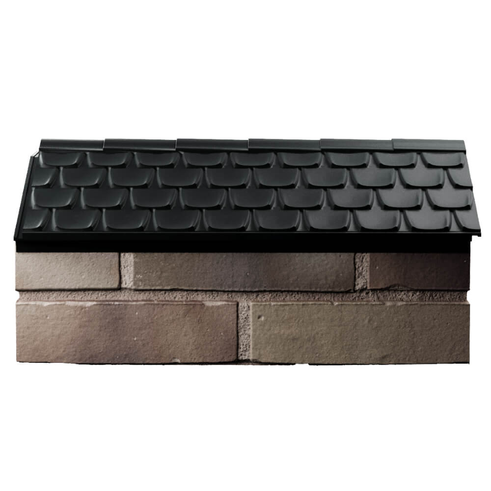 Парапет Zking Эльбрус Черный с посадкой на 1 кирпич (255мм) в Батайске фото