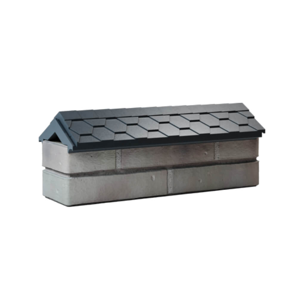 Парапет Zking Эверест Серый с посадкой на 0.5 кирпича (130мм) Батайск фото