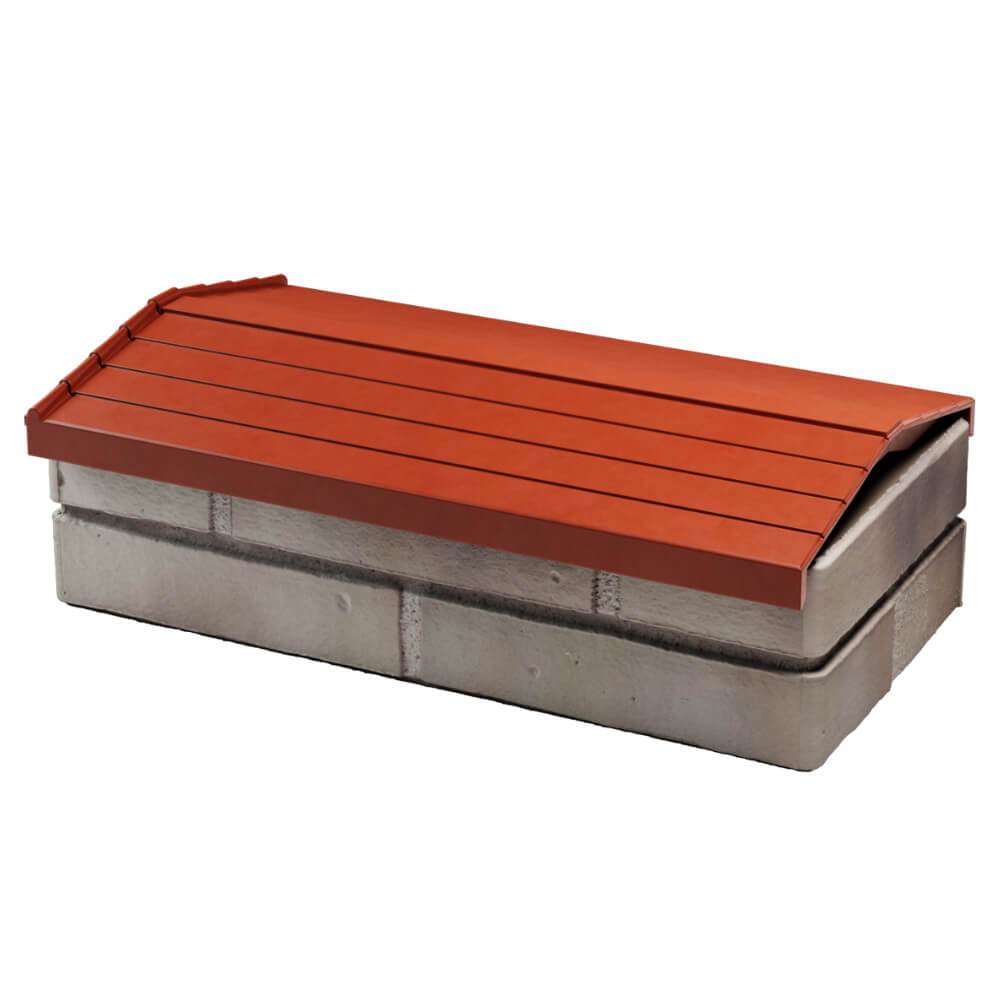 Парапет Zking Бона ХайТек Красный с посадкой на 1 кирпич (200/225/255мм) в Батайске фото