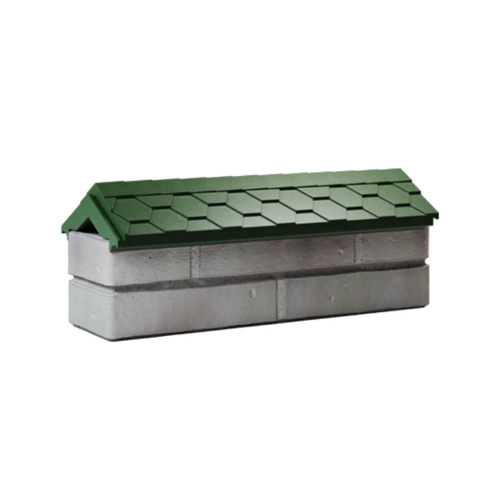 Парапет Zking Эверест Зеленый с посадкой на 0.5 кирпича (130мм) Батайск фото