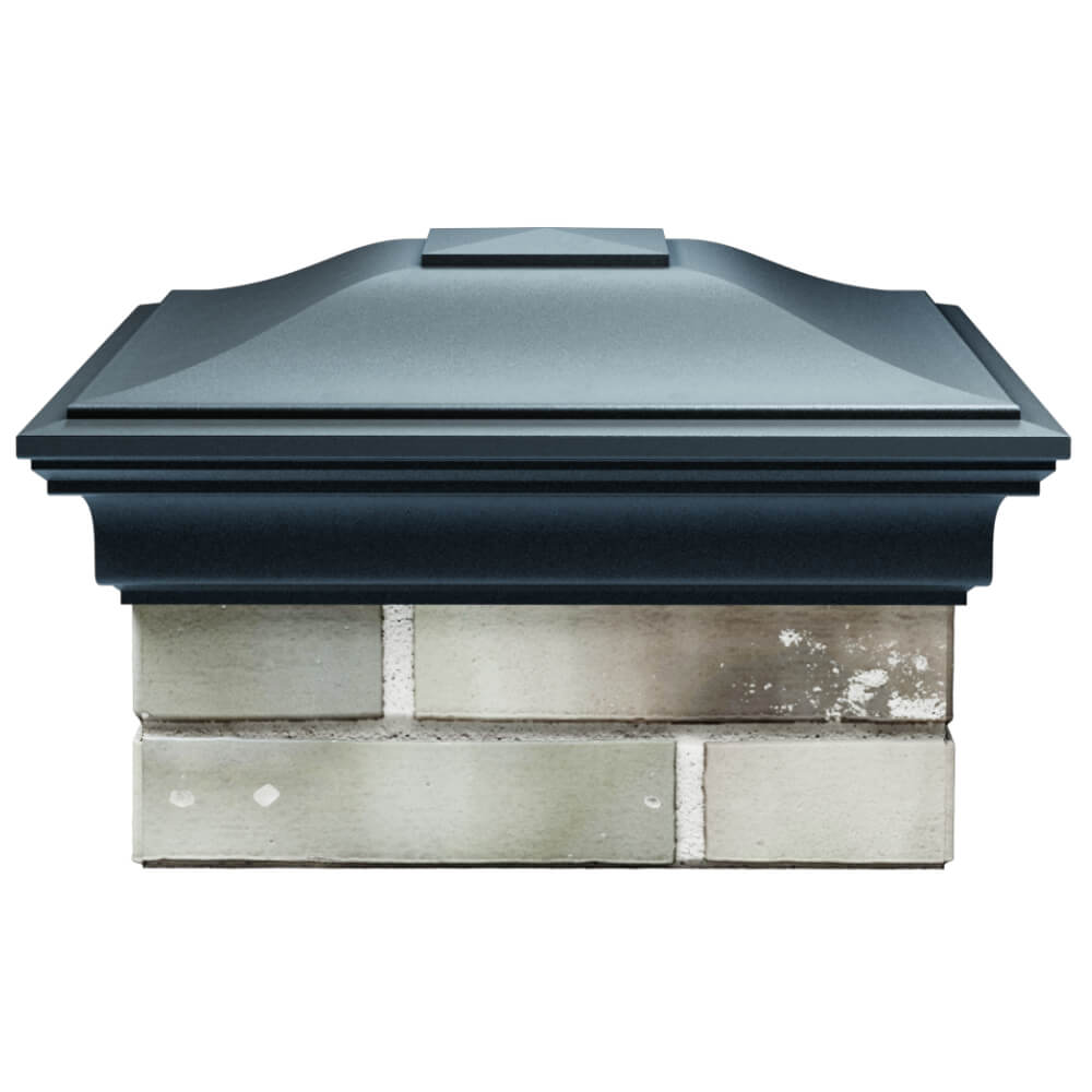 Колпак Zking Монблан Серый на столб 1.5х1.5 кирпича (385х385мм) Батайск фото