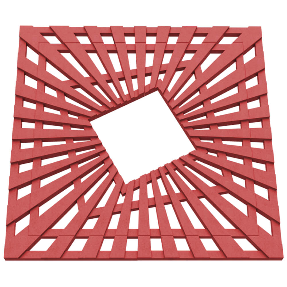 Приствольная решетка для дерева ZKING ATMOSPHERE 1.2х1.2м Красная в Батайске фото