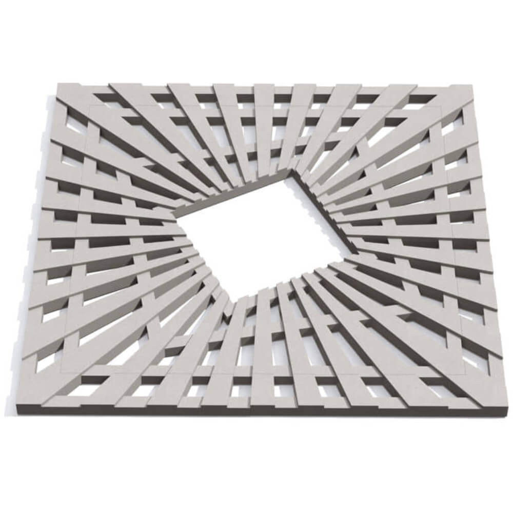 Приствольная решетка для дерева ZKING ATMOSPHERE 1.2х1.2м Бежевая Батайск фото