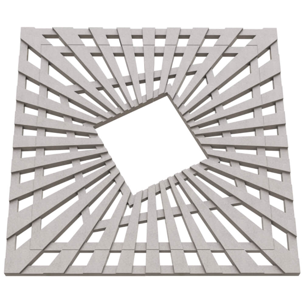 Приствольная решетка для дерева ZKING ATMOSPHERE 1.2х1.2м Бежевая в Батайске фото