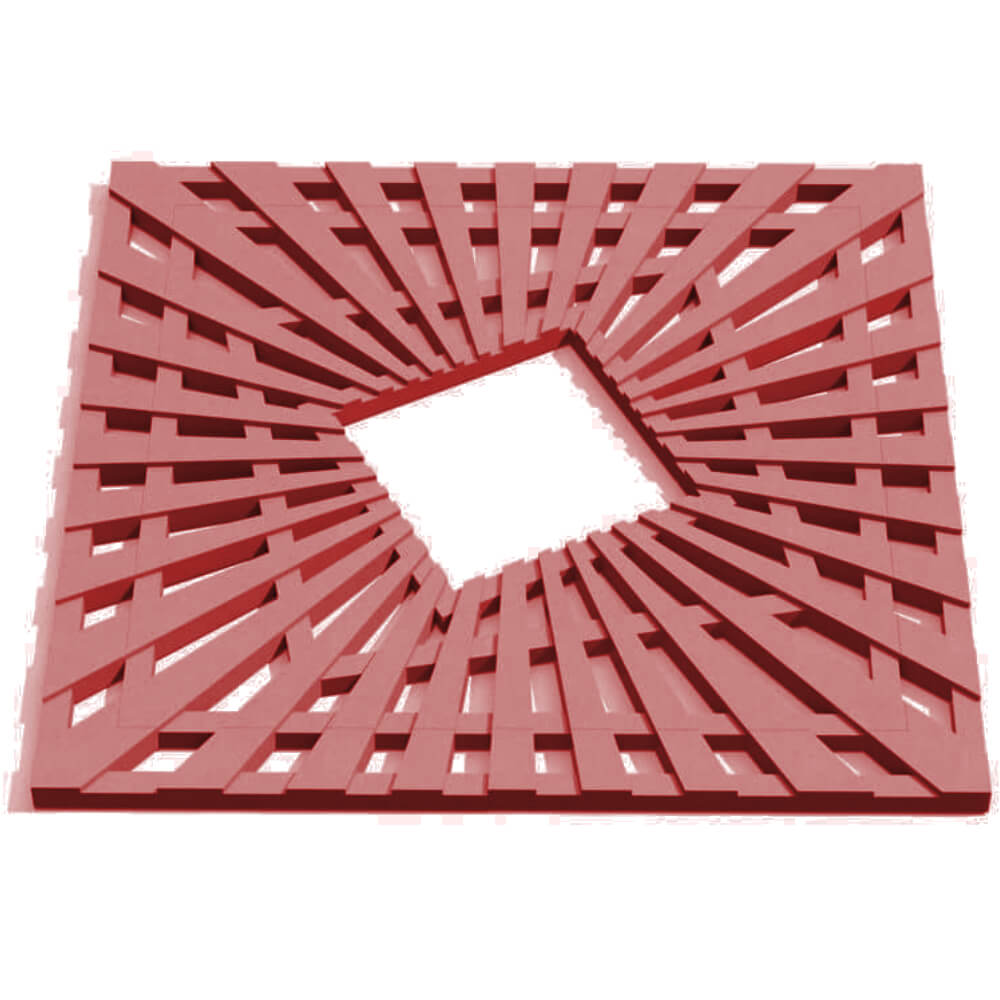 Приствольная решетка для дерева ZKING ATMOSPHERE 1.2х1.2м Красная Батайск фото