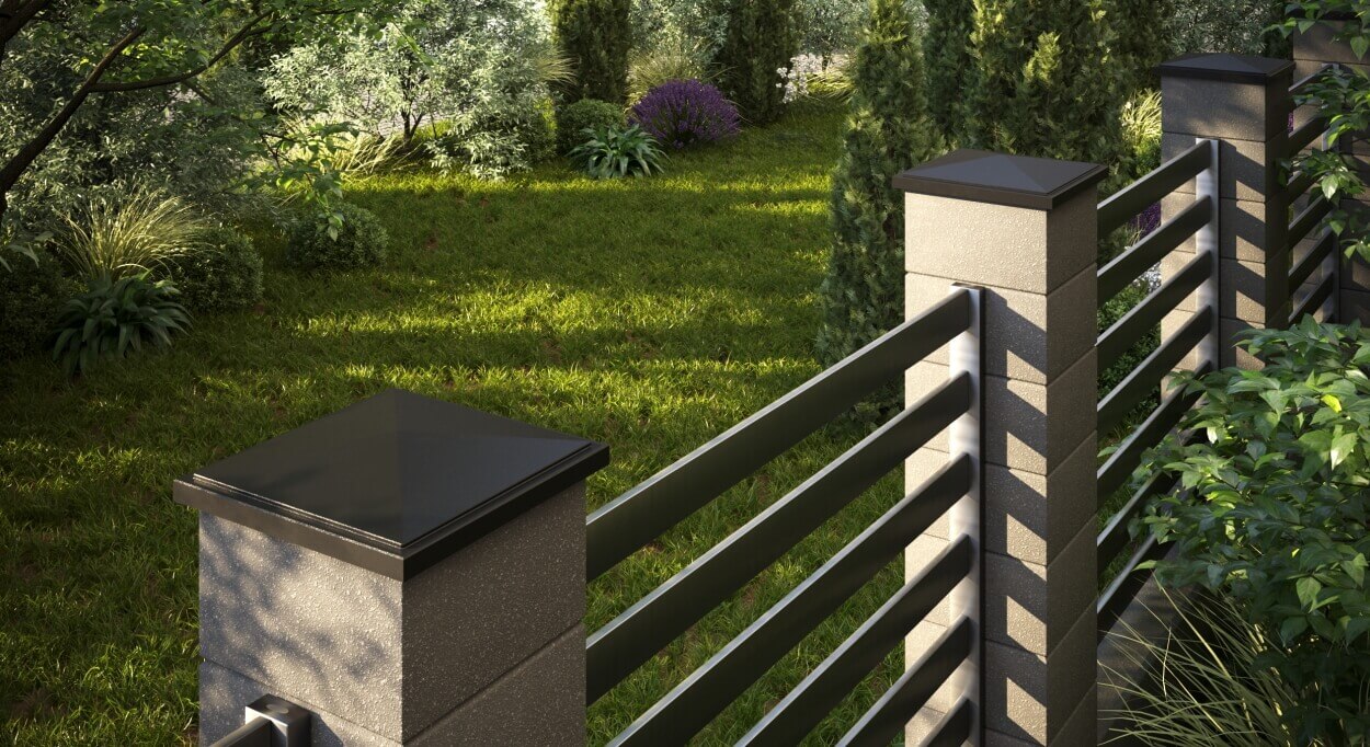 Колпак Zking БонаМоно Коричневый на столб 1.5х1.5 кирпича (385х385, 400х400мм) в Батайске фото