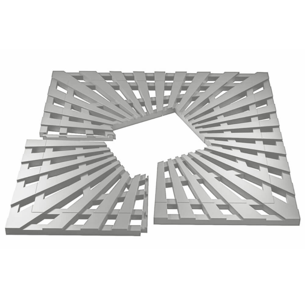 Приствольная решетка для дерева ZKING ATMOSPHERE 1.2х1.2м Бежевая в Батайске фото