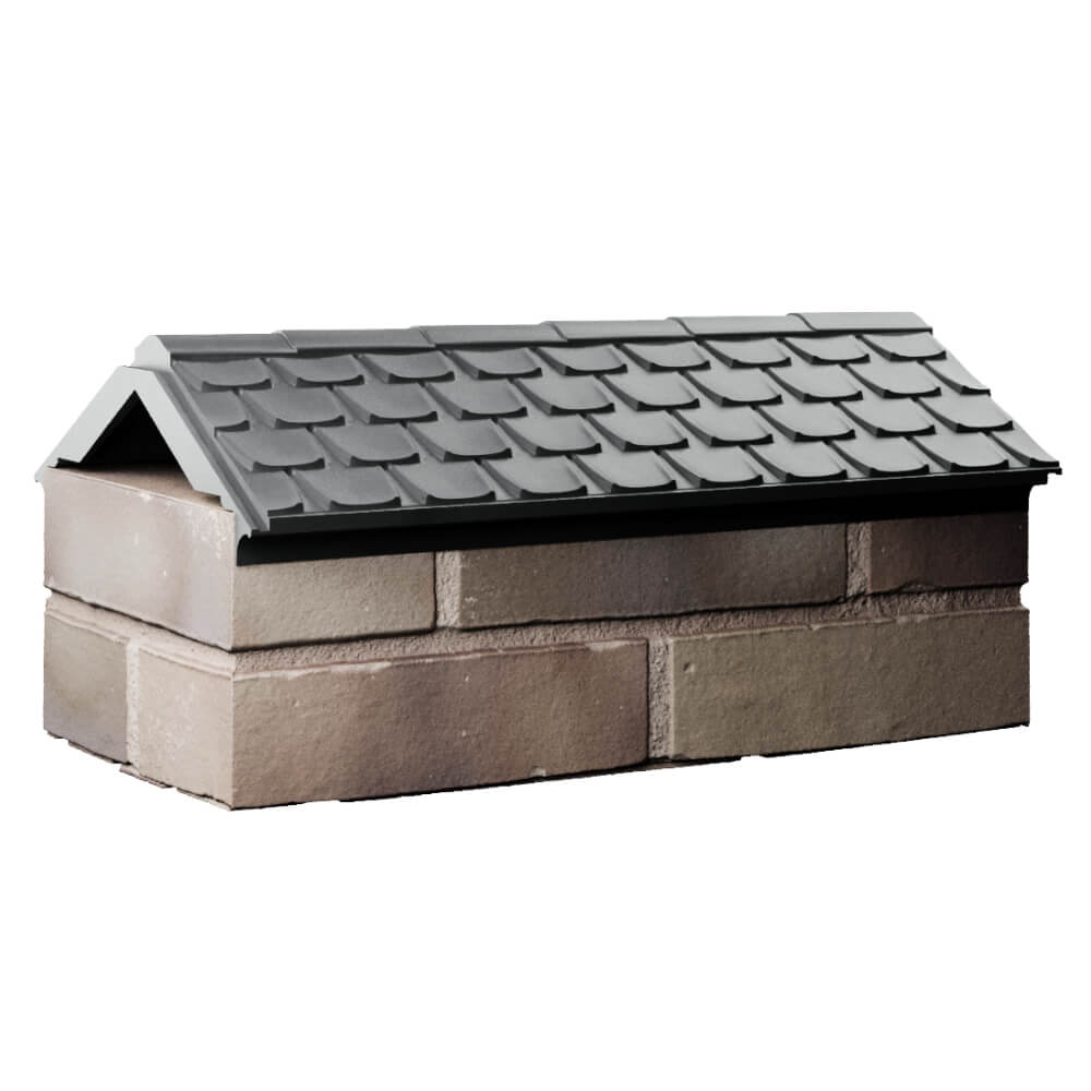 Парапет Zking Эльбрус Серый с посадкой на 1 кирпич (255мм) Батайск фото