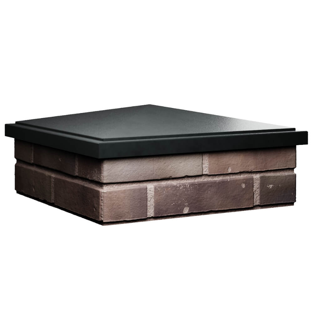 Колпак Zking БонаМоно Черный на столб 2х2 кирпича (515х515, 530х530мм) в Батайске фото