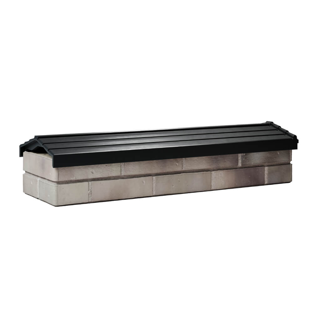 Парапет Zking Бона ХайТек Черный посадка на 0.5 кирпича (130мм) Батайск фото