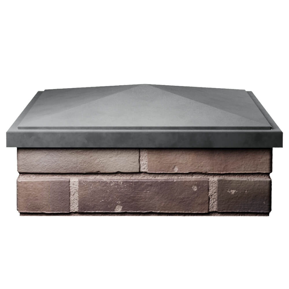 Колпак Zking БонаМоно Серый на столб 2х2 кирпича (515х515, 530х530мм) Батайск фото