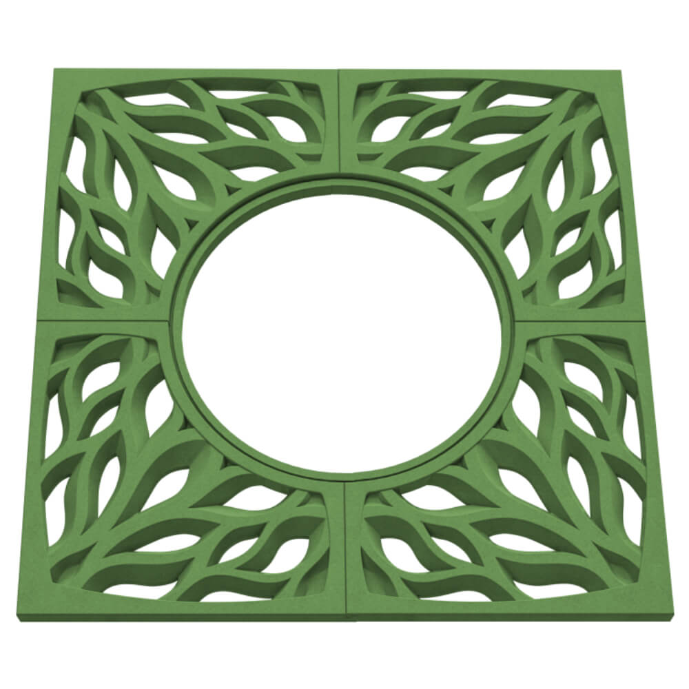 Приствольная решетка для дерева ZKING CRUST 1.2х1.2м Зеленая в Батайске фото