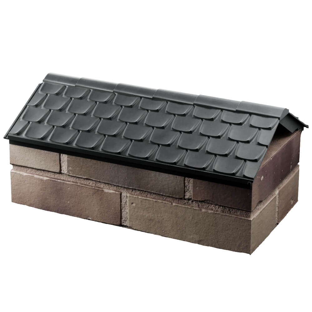 Парапет Zking Эльбрус Серый с посадкой на 1 кирпич (255мм) в Батайске фото