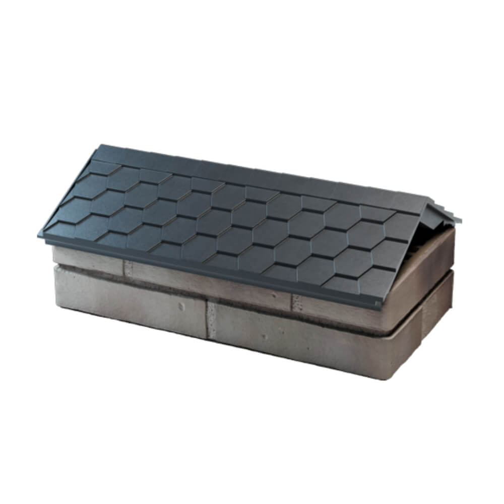 Парапет Zking Эверест Серый с посадкой на 1 кирпич (200/225/255мм) в Батайске фото