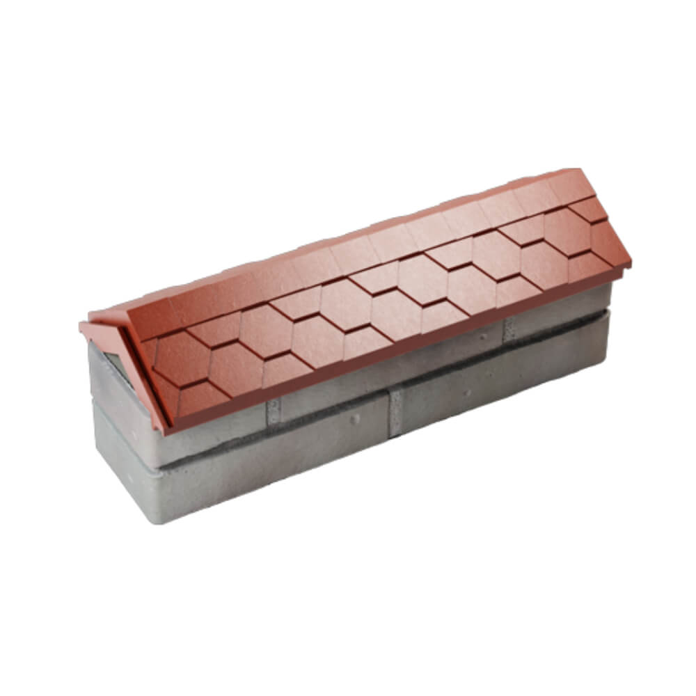 Парапет Zking Эверест Красный с посадкой на 0.5 кирпича (130мм) в Батайске фото
