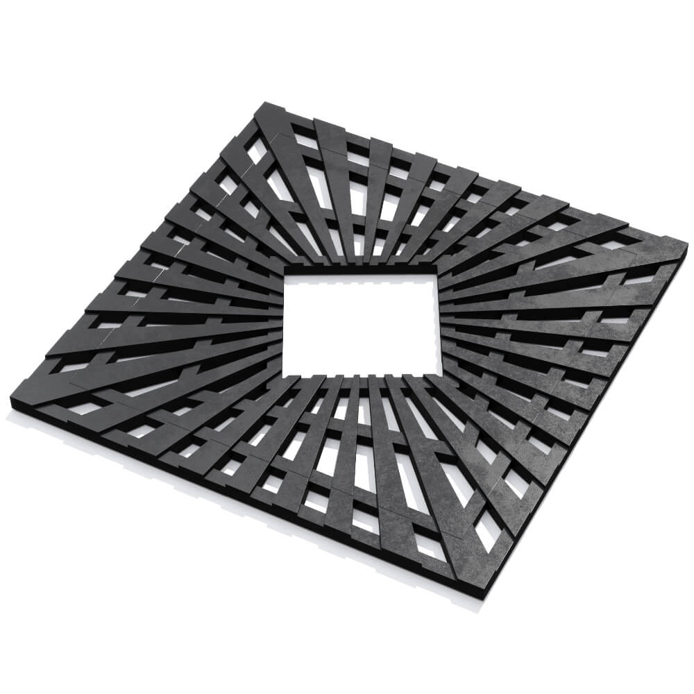 Приствольная решетка для дерева ZKING ATMOSPHERE 1.2х1.2м Черная в Батайске фото