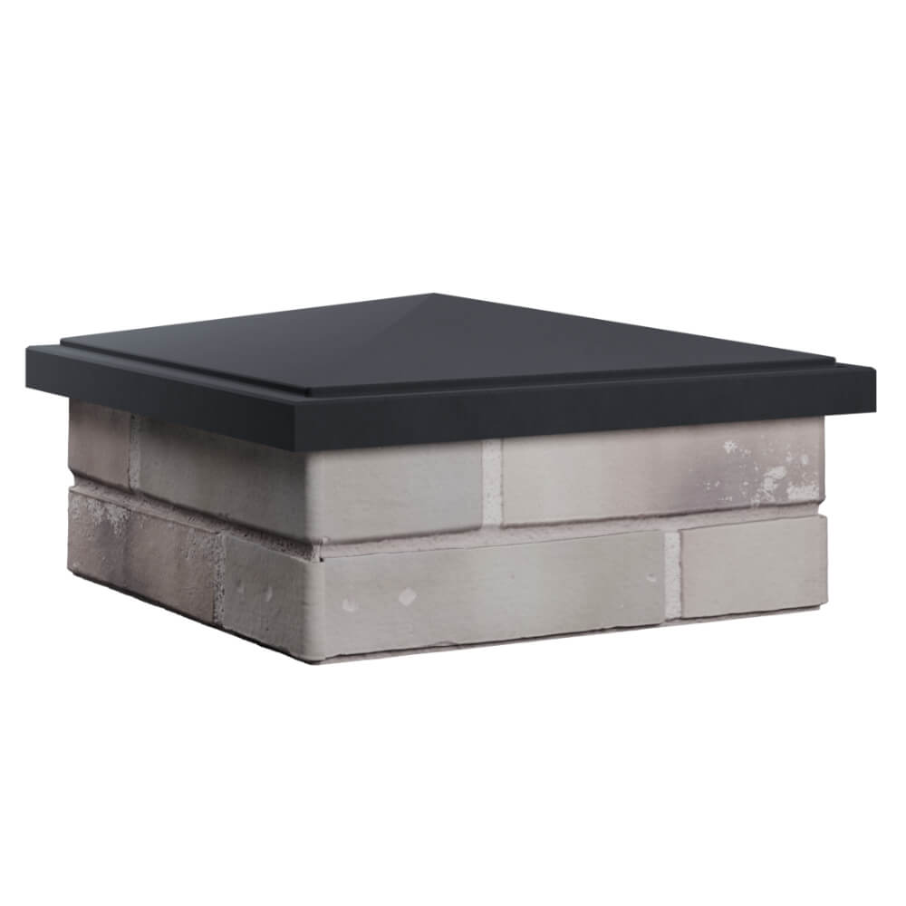 Колпак Zking БонаМоно Серый на столб 1.5х1.5 кирпича (385х385, 400х400мм) в Батайске фото