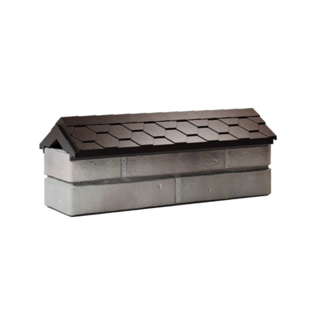 Парапет Zking Эверест Коричневый с посадкой на 0.5 кирпича (130мм) Батайск фото