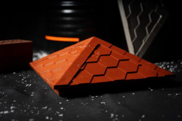 Колпак Zking Эверест Красный на столб 1.5х1.5 кирпича (390х390мм) в Батайске фото