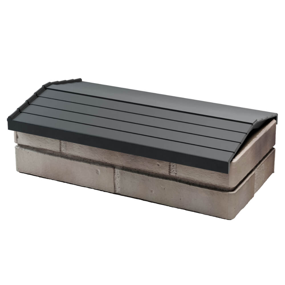 Парапет Zking Бона ХайТек Серый с посадкой на 1 кирпич (200/225/255мм) в Батайске фото