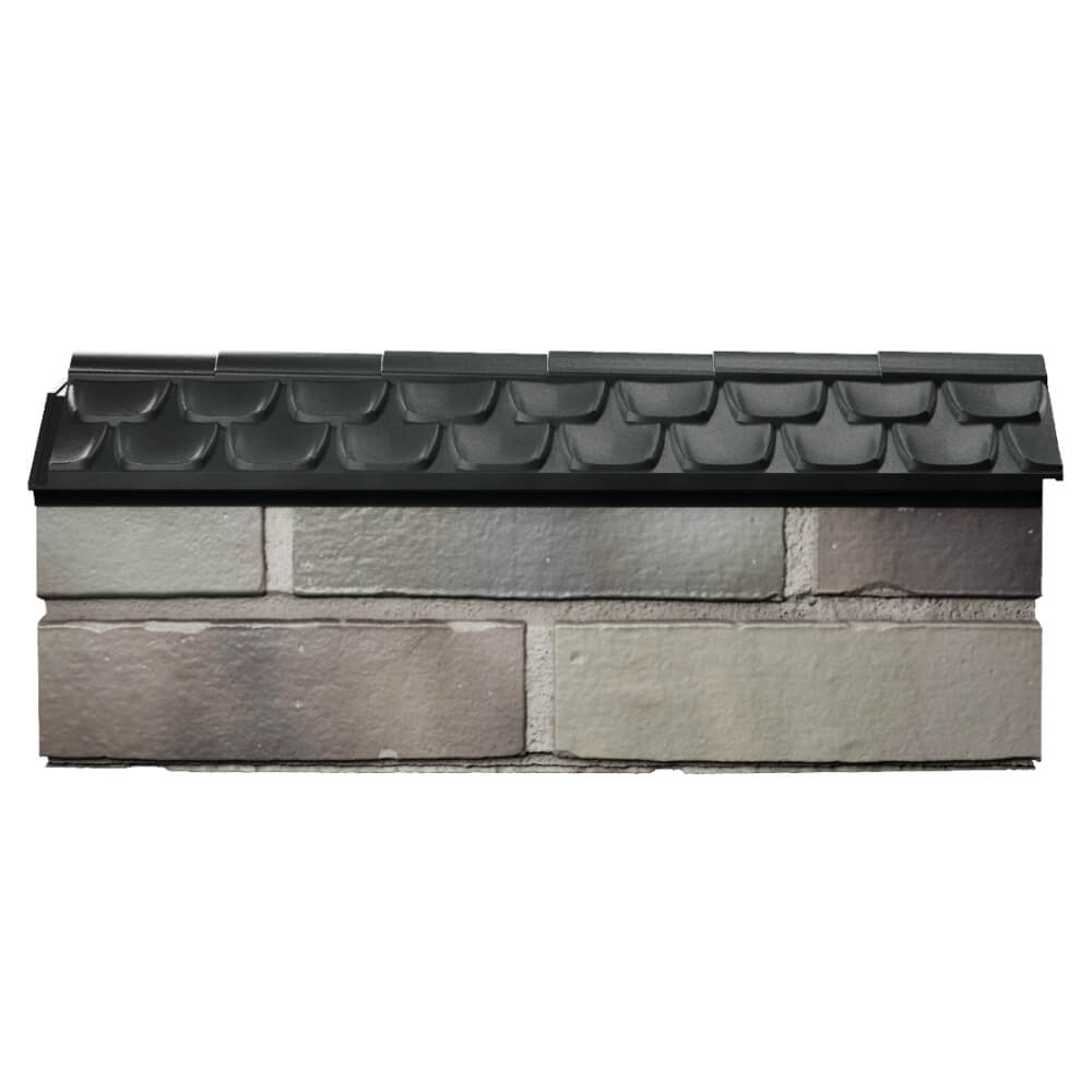 Парапет Zking Эльбрус Черный с посадкой на 0.5 кирпича (130мм) в Батайске фото