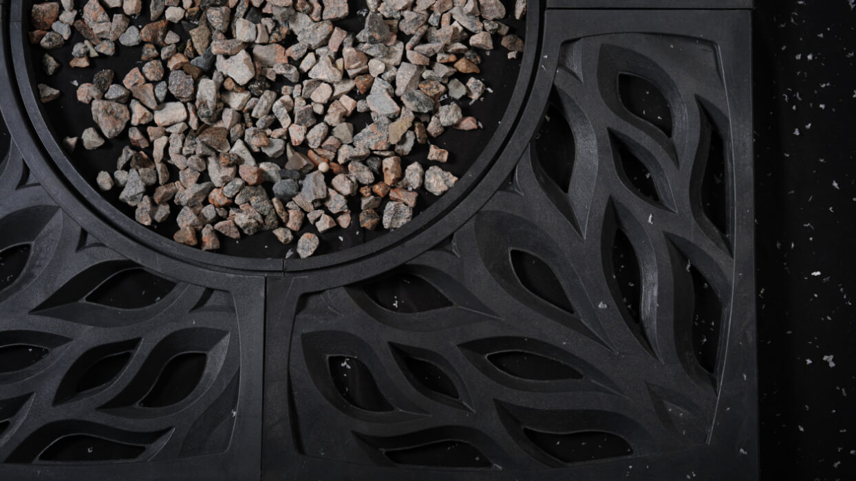 Приствольная решетка для дерева ZKING CRUST 1.2х1.2м Черная в Батайске фото